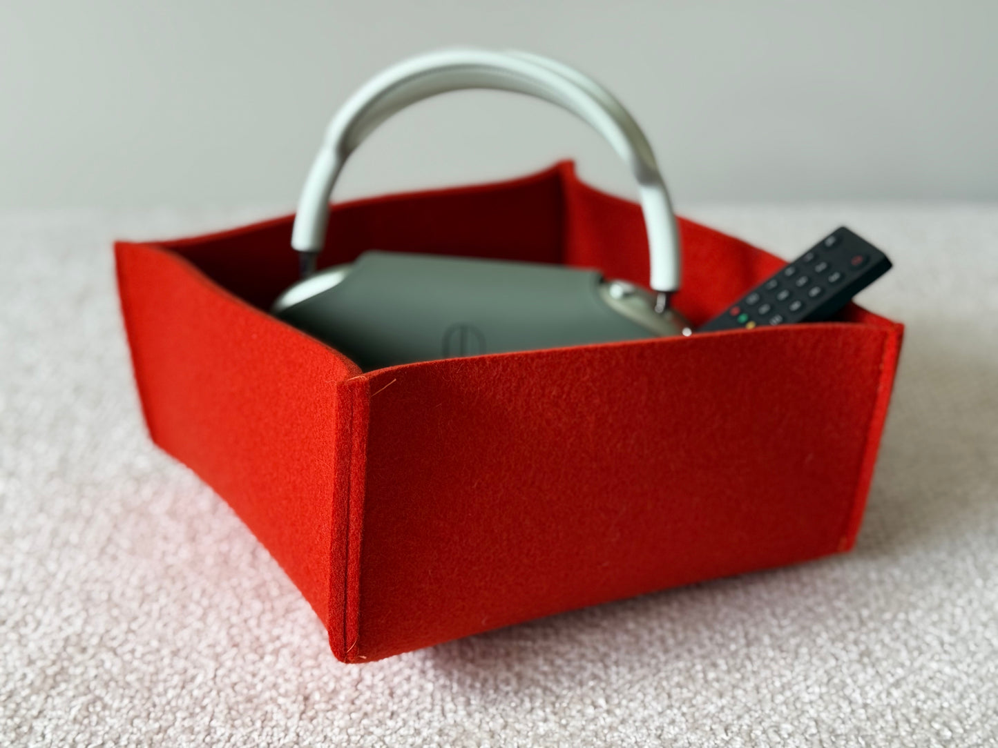 Felt Organizer for Couch in Living Room