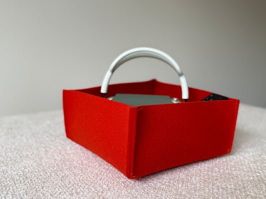 Felt Organizer for Couch in Living Room